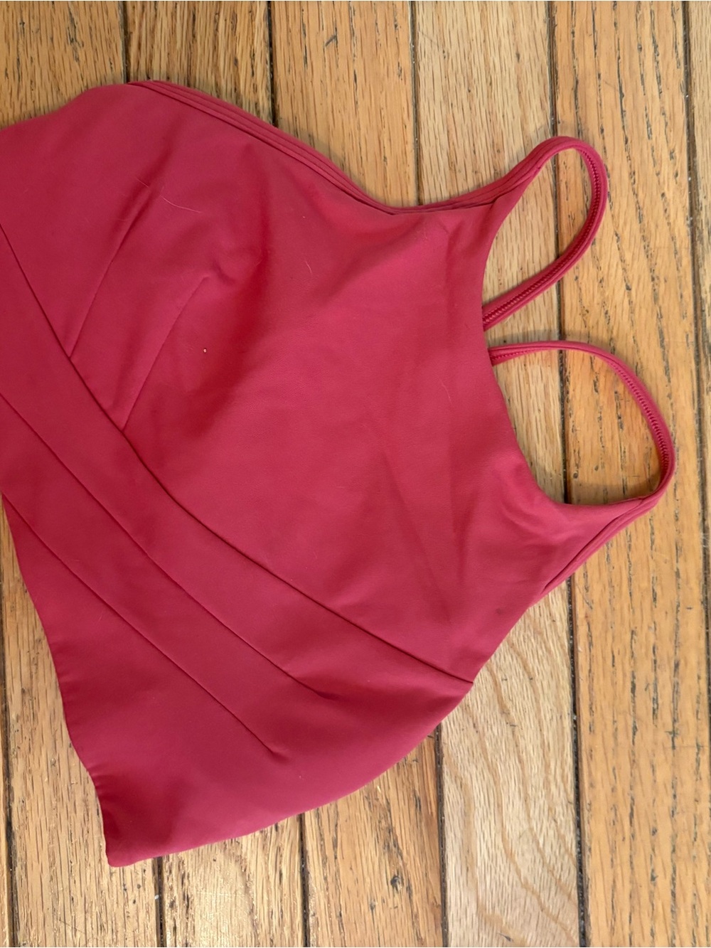 EUC Lululemon Berry Red Sports Bralette size 4
